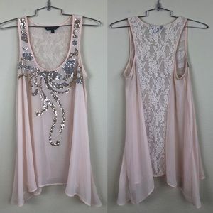 EXPRESS flowy ✨SPARKLY✨top